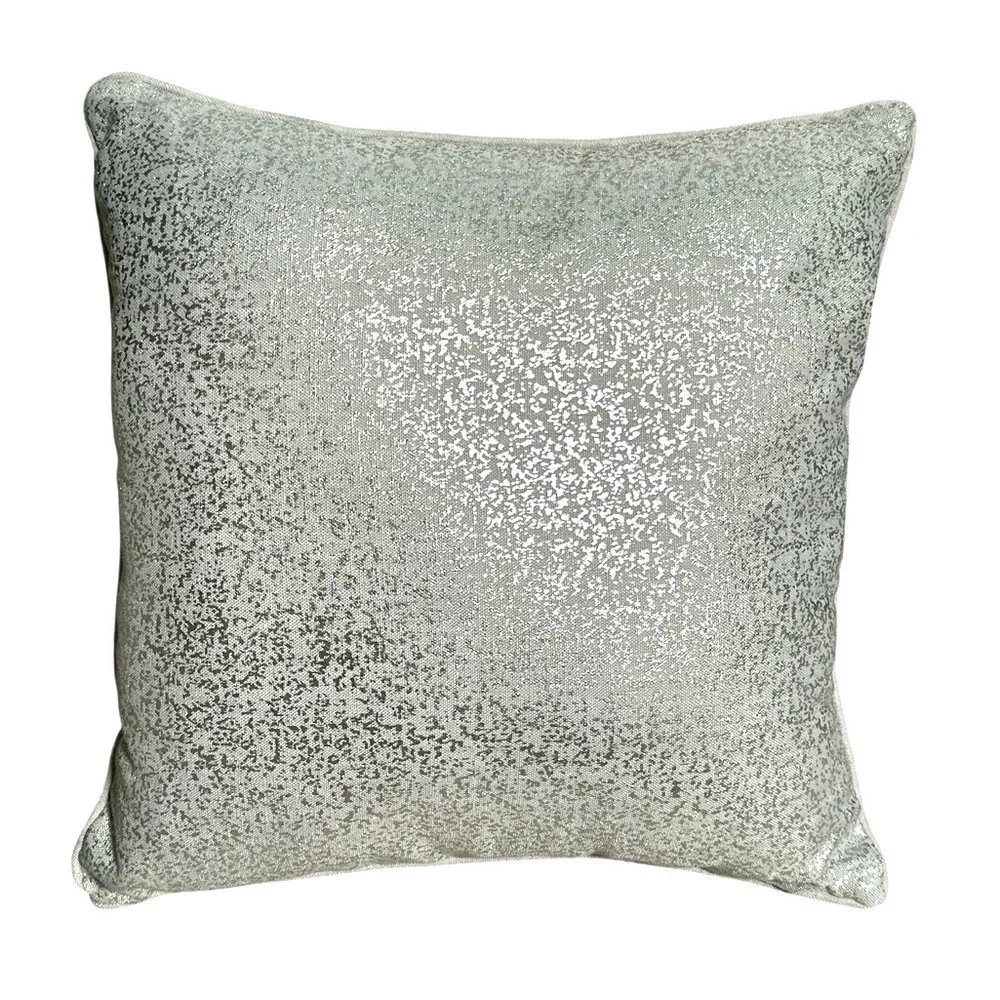 Elegant Silver Shimmering Decorative Throw‎ Pillow 20x20